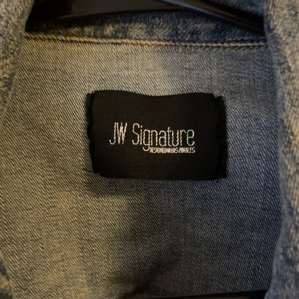 JW Signature Ripped Jean Jacket - Picture 3 of 4